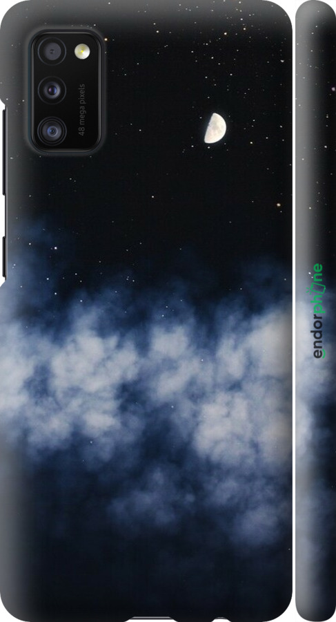 3D пластиковий матовий чехол Нічне небо для Samsung Galaxy A41 A415F - 6450m-1886 изображение 