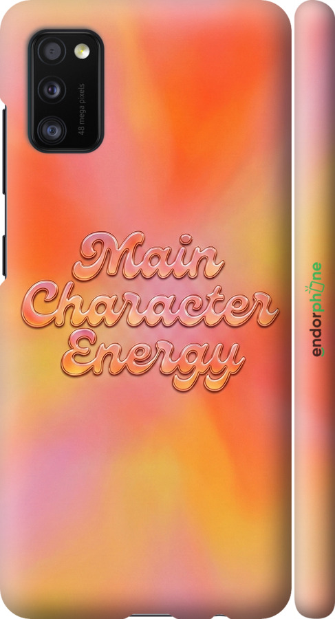 3D пластиковый матовый чехол Aura Gradient Main Character Energy Aesthetic Y2K для Samsung Galaxy A41 A415F - 6783m-1886 изображение 