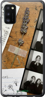 Силиконовый чехол Aesthetic Scrapbook Collage для Samsung Galaxy A41 A415F - 6773u-1886 изображение 