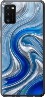 Силиконовый чехол Liquid Chrome для Samsung Galaxy A41 A415F - 6781u-1886 изображение 