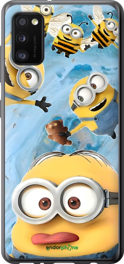 2D пластиковий чехол Миньоны для Samsung Galaxy A41 A415F - 6386t-1886 изображение 