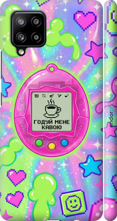 3D пластиковый матовый чехол Y2K Aesthetic Retro Pet: Годуй мене кавою для Samsung Galaxy A42 A426B - 6784m-2098 изображение 