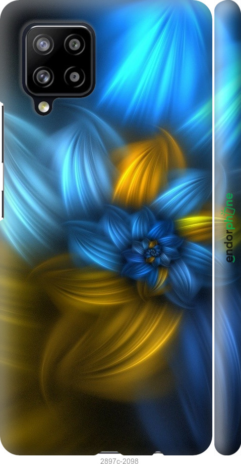 

3D пластиковий матовий чохол "Візерунок 46" для Samsung Galaxy A42 A426B, Синій
