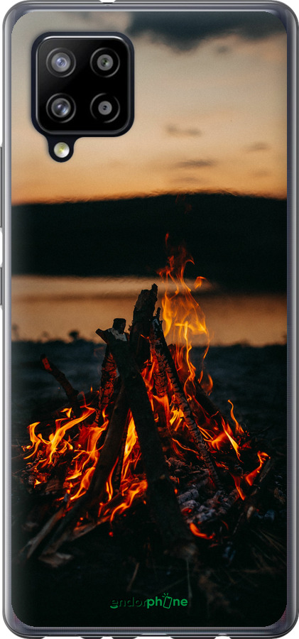 2D пластиковый чехол Огонь для Samsung Galaxy A42 A426B - 6021t-2098 изображение 