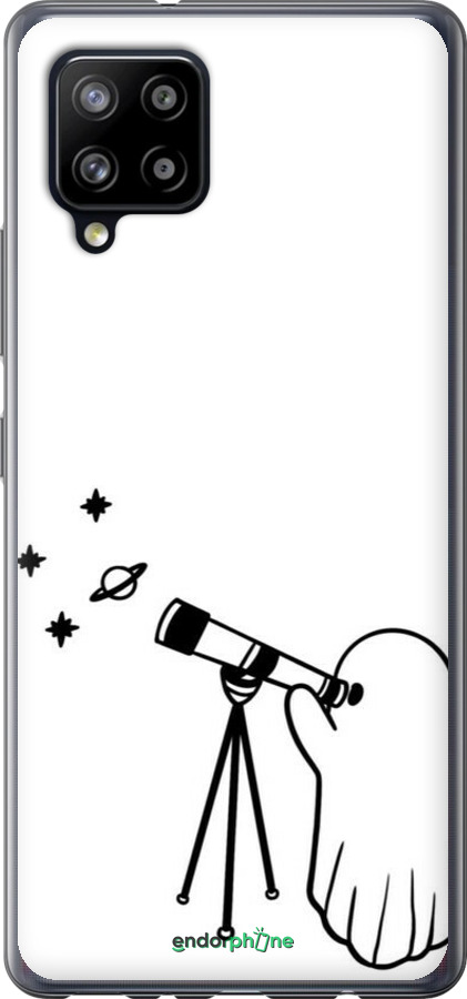 2D пластиковый чехол Привидение астроном для Samsung Galaxy A42 A426B - 6444t-2098 изображение 
