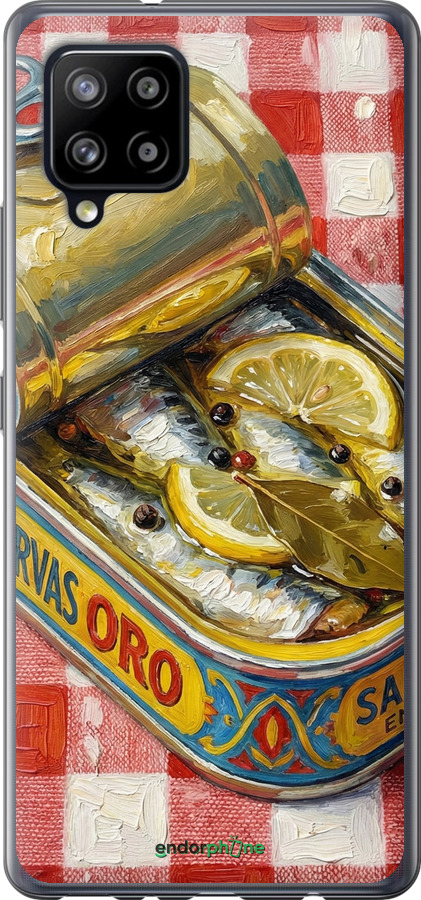 Силиконовый чехол Vintage Sardine Tin Phone для Samsung Galaxy A42 A426B - 6772u-2098 изображение 
