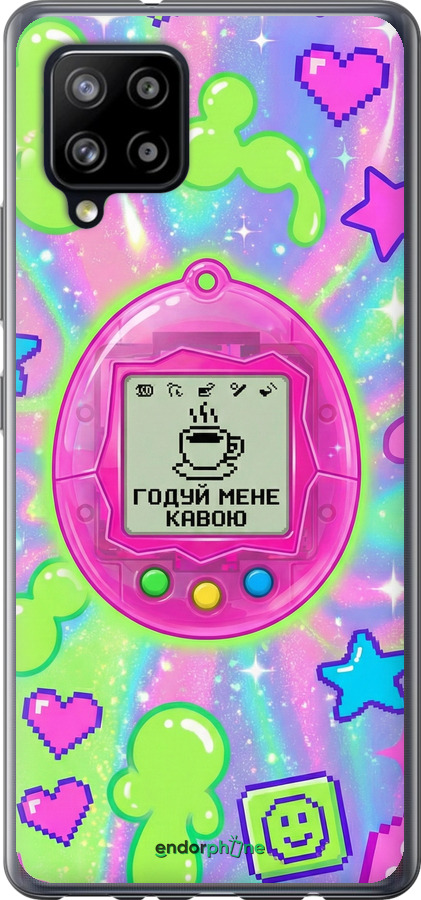 Силиконовый чехол Y2K Aesthetic Retro Pet: Годуй мене кавою для Samsung Galaxy A42 A426B - 6784u-2098 изображение 