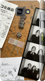 3D пластиковый глянцевый чехол 'Aesthetic Scrapbook Collage' для Samsung Galaxy A5 (2016) A510F изображение 13