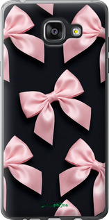 Силиконовый чехол Coquette Ribbons Dark Coquette для Samsung Galaxy A5 (2016) A510F - 6767u-158 изображение 