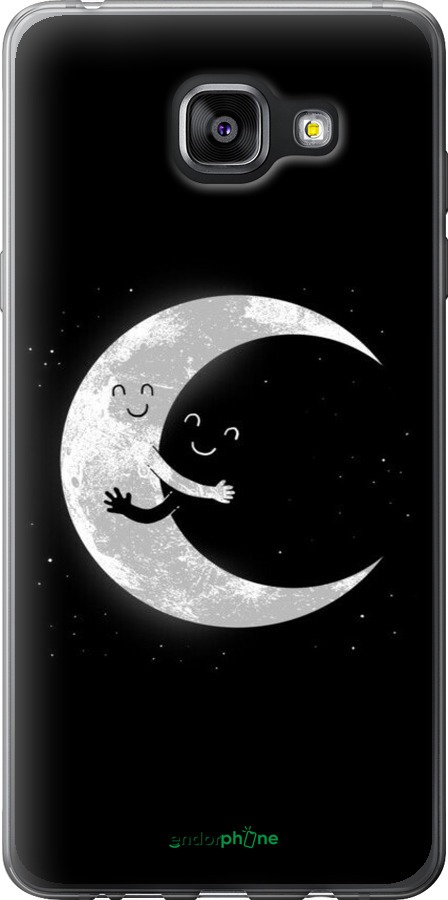 Силиконовый чехол Лунные объятия для Samsung Galaxy A5 (2016) A510F - 6508u-158 изображение 