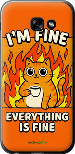 2D пластиковий чехол Funny Cat для Samsung Galaxy A5 (2017) - 6786t-444 изображение 