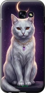 Силіконовий чехол Mystic White Cat Gothic Dark Purple Gold для Samsung Galaxy A5 (2017) - 6805u-444 изображение 