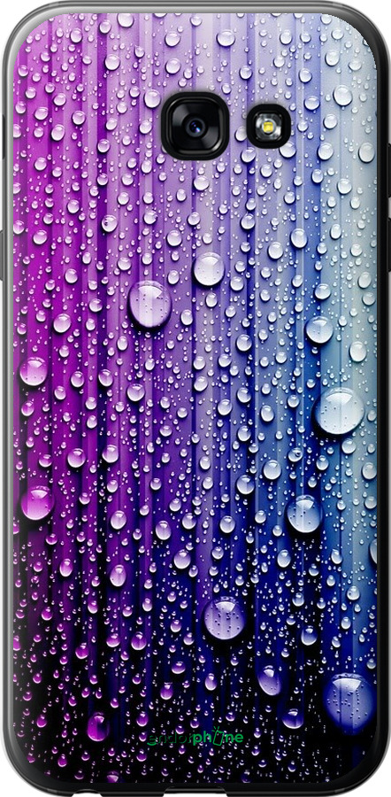 

Силіконовий чохол "Краплини води" для Samsung Galaxy A5 (2017), Синій