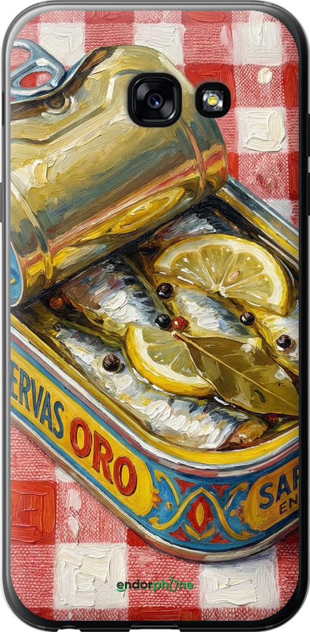 2D пластиковий чехол Vintage Sardine Tin Phone для Samsung Galaxy A5 (2017) - 6772t-444 изображение 