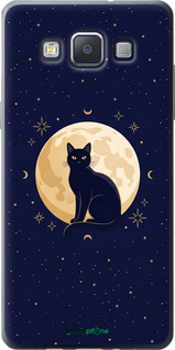 Силиконовый чехол 'Cute Cat Celestial/Witchy' для Samsung Galaxy A5 A500H изображение 3