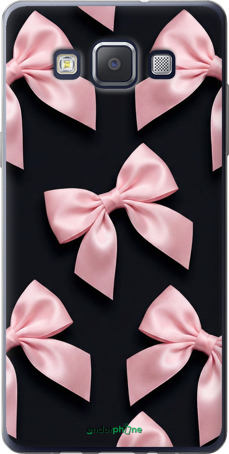 Силіконовий чехол Coquette Ribbons Dark Coquette для Samsung Galaxy A5 A500H - 6767u-73 изображение 