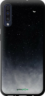 TPU чехол Голубые облака, Голубая луна для Samsung Galaxy A50 2019 A505F - 6396b-1668 изображение 