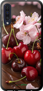 TPU чехол Вишня у шоколаді для Samsung Galaxy A50 2019 A505F - 6698b-1668 изображение 