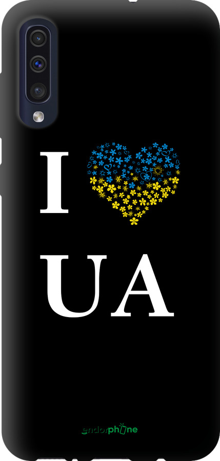 TPU чехол I love UA для Samsung Galaxy A50 2019 A505F - 1112b-1668 изображение 