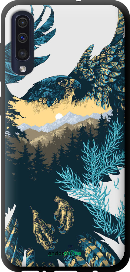 TPU чехол Арт-орел на фоне природы для Samsung Galaxy A50 2019 A505F - 3983b-1668 изображение 