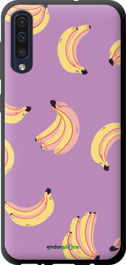 TPU чехол Бананы для Samsung Galaxy A30s A307F - 4312b-1804 изображение 