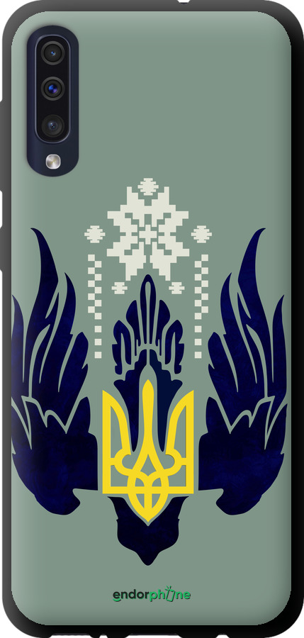 TPU чехол Тризуб із крилами для Samsung Galaxy A50 2019 A505F - 5640b-1668 изображение 