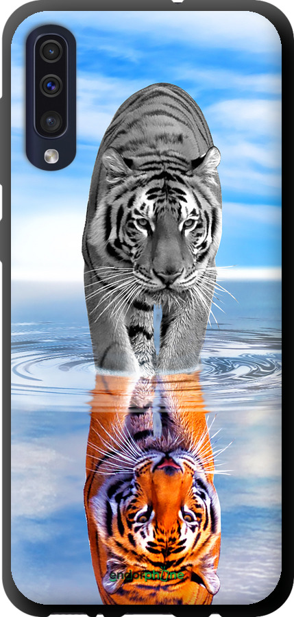TPU чехол Тигр для Samsung Galaxy A50 2019 A505F - 6016b-1668 изображение 