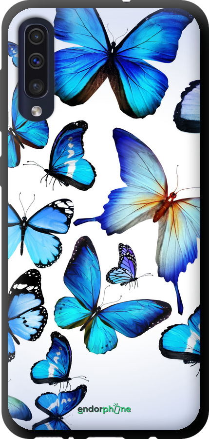 TPU чехол Бабочки для Samsung Galaxy A50 2019 A505F - 6023b-1668 изображение 