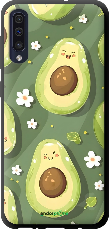 TPU чехол Авокадо для Samsung Galaxy A50 2019 A505F - 6380b-1668 изображение 