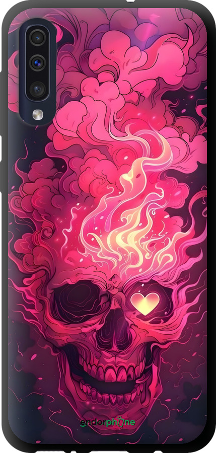 TPU чехол Череп арт для Samsung Galaxy A50 2019 A505F - 6385b-1668 изображение 