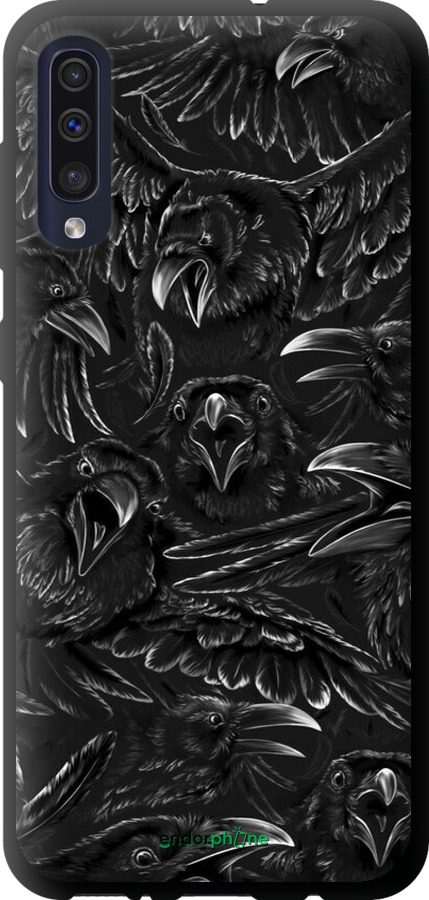 TPU чехол Воронья ярость для Samsung Galaxy A50 2019 A505F - 6474b-1668 изображение 