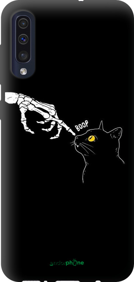 TPU чехол Кошка для Samsung Galaxy A50 2019 A505F - 6505b-1668 изображение 