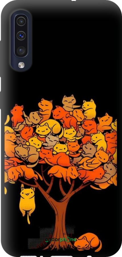 TPU чехол Дерево и котики для Samsung Galaxy A30s A307F - 6516b-1804 изображение 