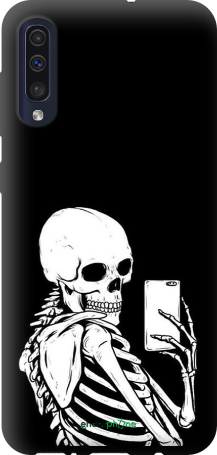 TPU чехол Скелет робить Selfie для Samsung Galaxy A50 2019 A505F - 6535b-1668 изображение 