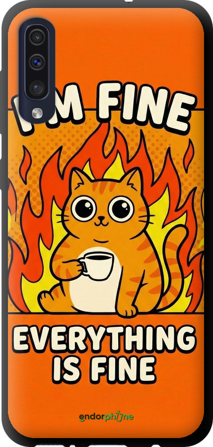 TPU чехол Funny Cat для Samsung Galaxy A50 2019 A505F - 6786b-1668 изображение 