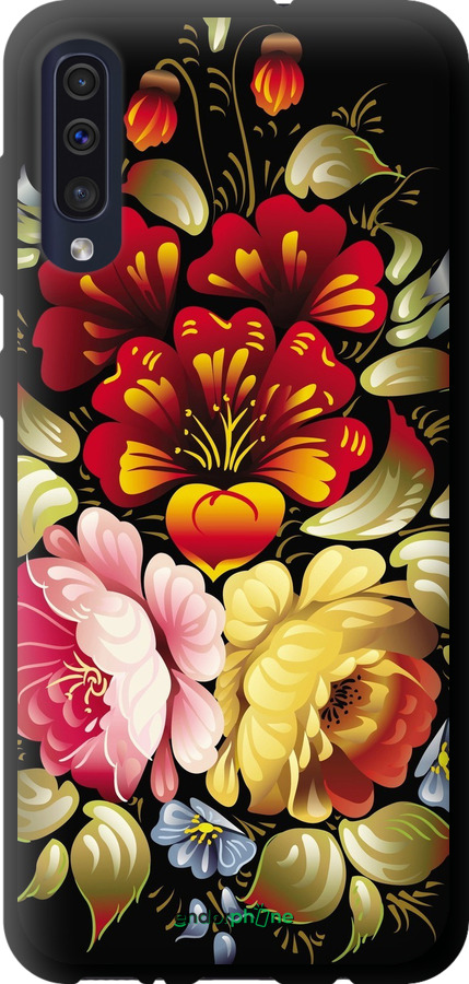 TPU чехол Хохлома 6 для Samsung Galaxy A30s A307F - 829b-1804 изображение 
