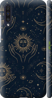 3D пластиковый матовый чехол 'Celestial Harmony: Sun & Moon Gold Mystic Pattern' для Samsung Galaxy A50 2019 A505F изображение 9