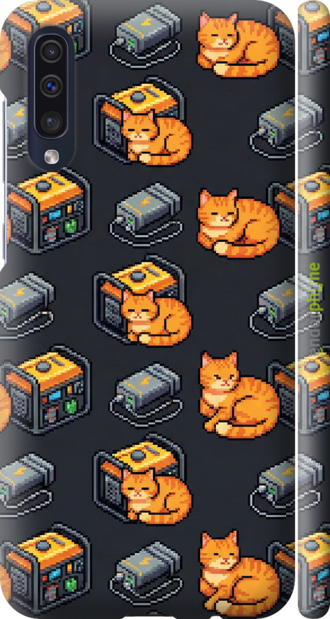 3D пластиковый матовый чехол Autonomous Zone для Samsung Galaxy A50 2019 A505F - 6771m-1668 изображение 