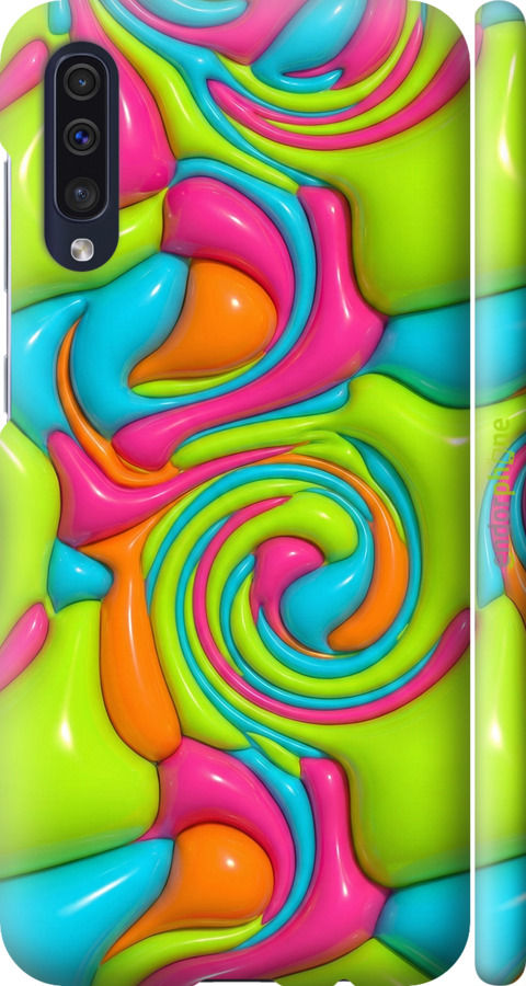 3D пластиковый матовый чехол Y2K Jelly Dream для Samsung Galaxy A30s A307F - 6780m-1804 изображение 