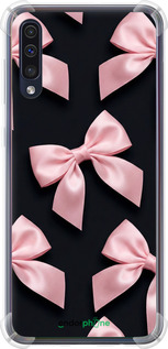 Силіконовий протиударний с посиленими кутами чехол Coquette Ribbons Dark Coquette для Samsung Galaxy A50 2019 A505F - 6767sp-1668 изображение 