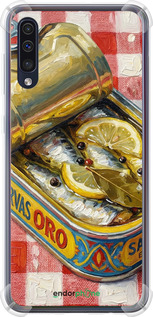 Силикон с усиленными углами чехол Vintage Sardine Tin Phone для Samsung Galaxy A50 2019 A505F - 6772sp-1668 изображение 