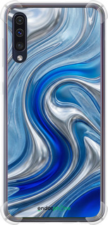 Силикон с усиленными углами чехол Liquid Chrome для Samsung Galaxy A50 2019 A505F - 6781sp-1668 изображение 