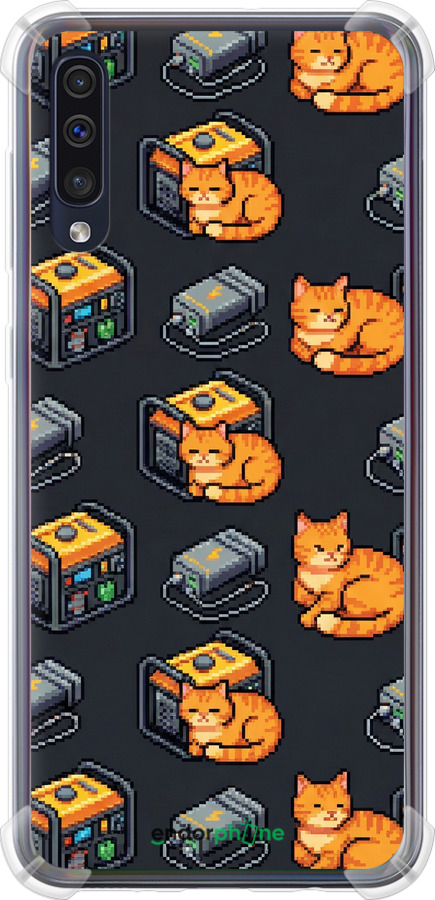 Силикон с усиленными углами чехол Autonomous Zone для Samsung Galaxy A50 2019 A505F - 6771sp-1668 изображение 