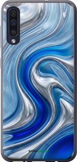 Силиконовый чехол Liquid Chrome для Samsung Galaxy A50 2019 A505F - 6781u-1668 изображение 