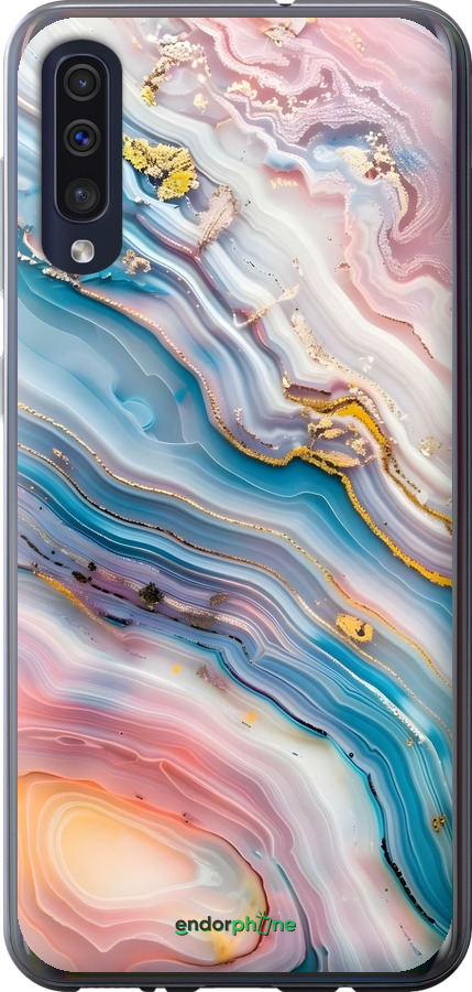 2D пластиковый чехол Мрамор красивый для Samsung Galaxy A30s A307F - 6376t-1804 изображение 