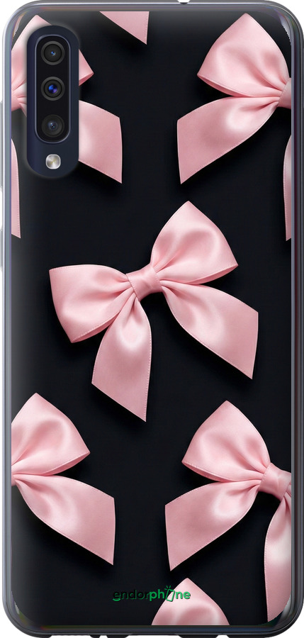 2D пластиковый чехол Coquette Ribbons Dark Coquette для Samsung Galaxy A50 2019 A505F - 6767t-1668 изображение 