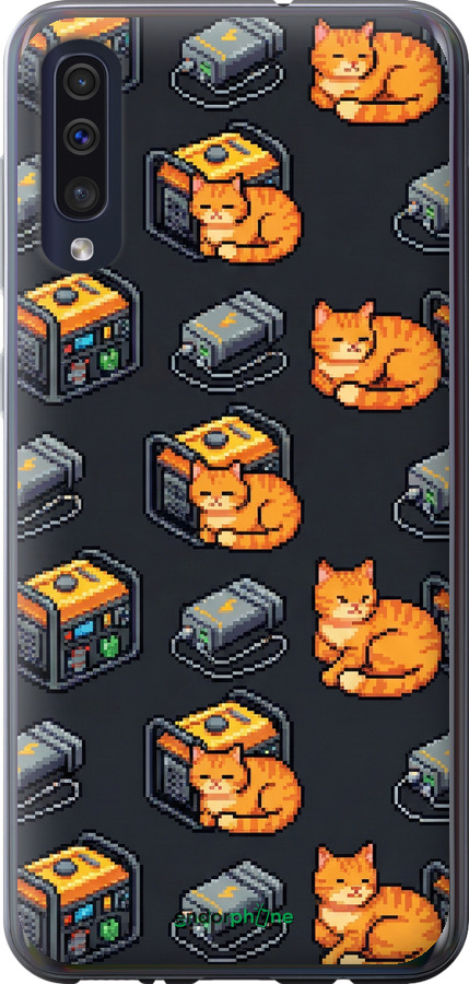 Силіконовий чехол Autonomous Zone для Samsung Galaxy A50 2019 A505F - 6771u-1668 изображение 