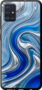 TPU чехол Liquid Chrome для Samsung Galaxy A51 2020 A515F - 6781b-1827 изображение 