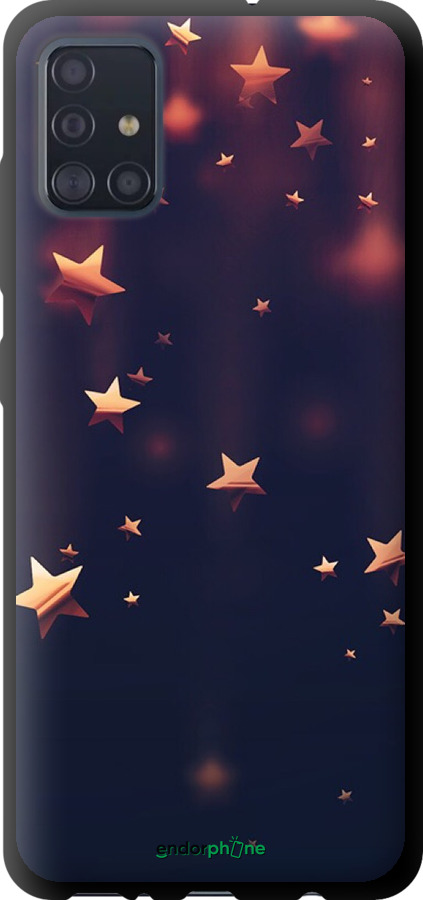 TPU чехол Падающие звезды для Samsung Galaxy A51 2020 A515F - 3974b-1827 изображение 