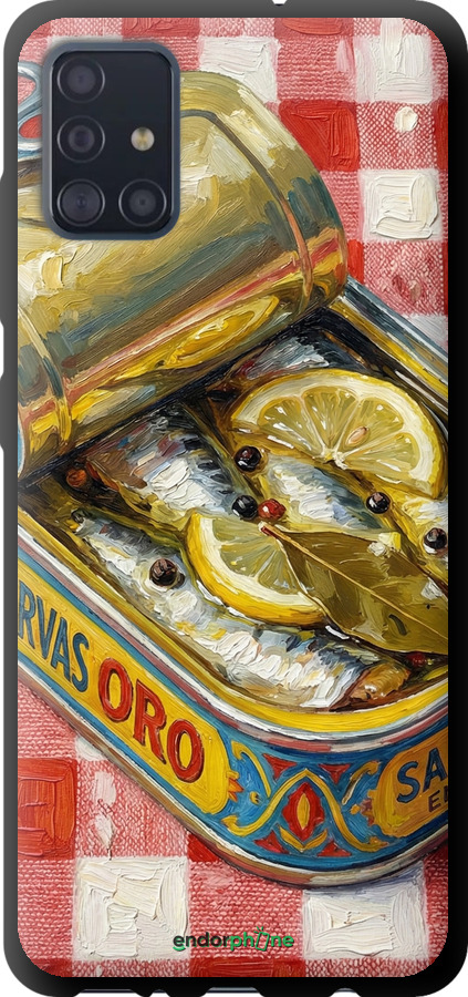TPU чехол Vintage Sardine Tin Phone для Samsung Galaxy A51 2020 A515F - 6772b-1827 изображение 